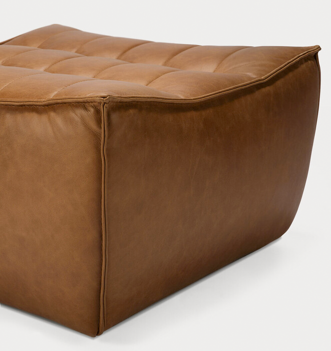 Ethnicraft N701 Sofa Footstool - Leather