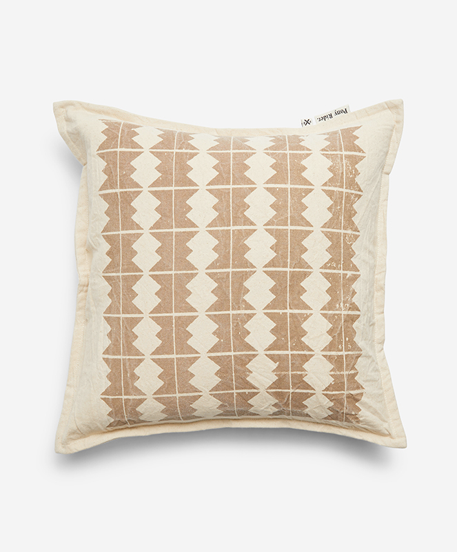 Little Village Cushion Cover By Pony Rider - Brown / Oats