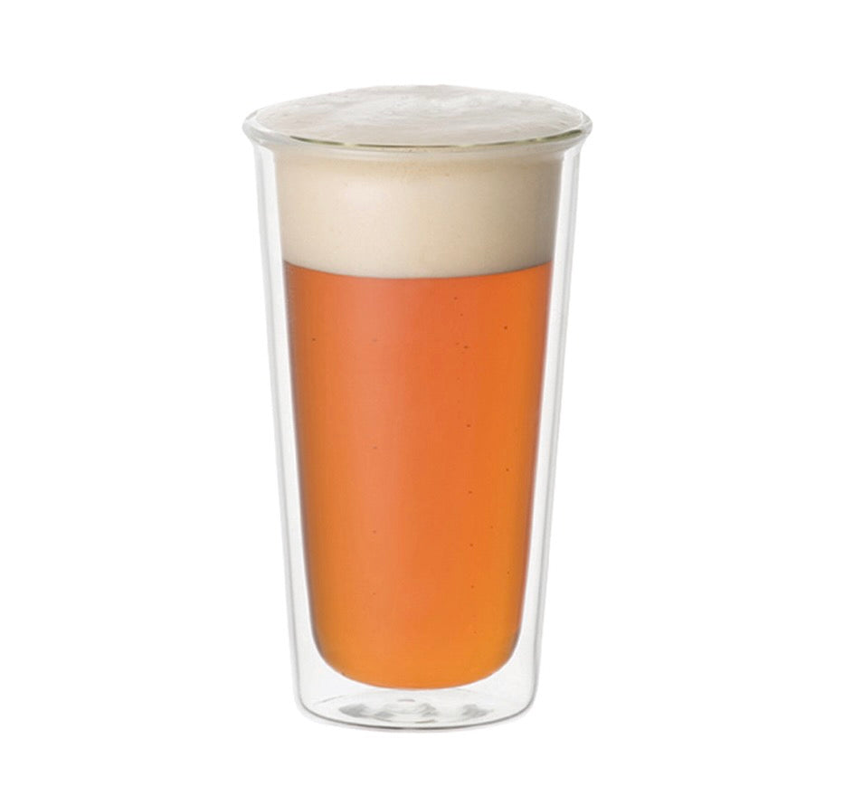 Cast Double Wall Beer Glass By Kinto