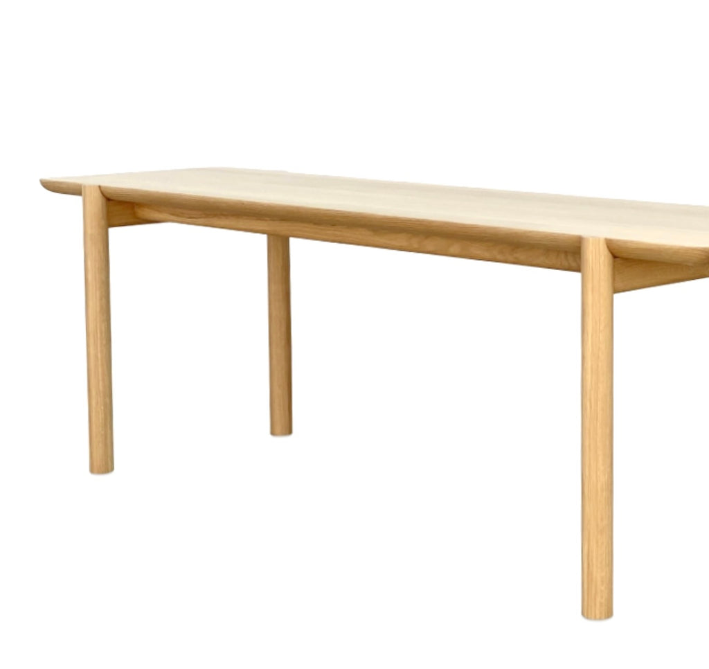 Folk Bench by Sketch - American Oak