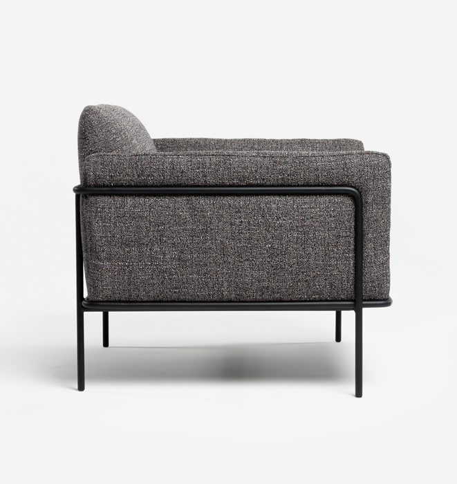 Scribe Lounge Chair - Cinder