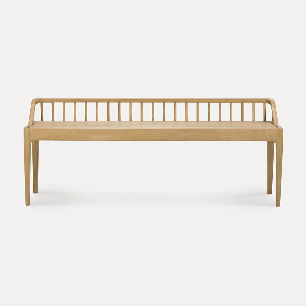 Ethnicraft Oak Spindle Bench Seat