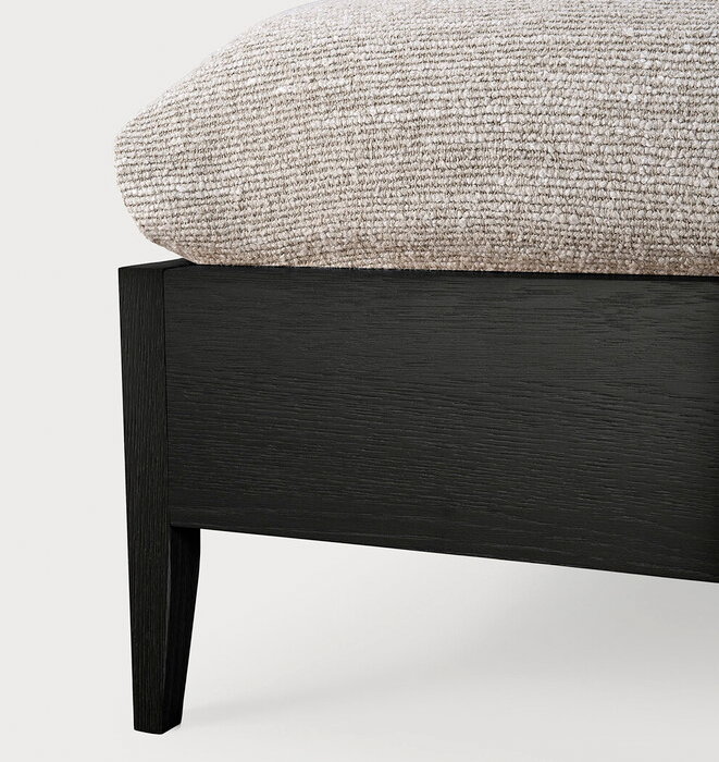 Spindle Oak Black Bed by Ethnicraft