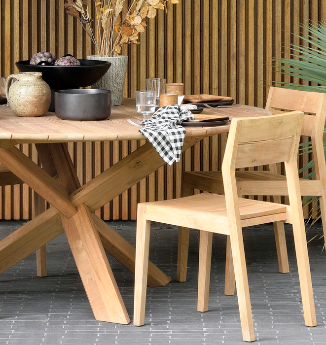 Ethnicraft Teak EX1 Outdoor Dining Chair