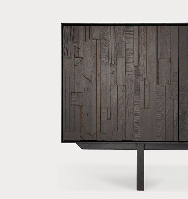 Ethnicraft Teak Mosiac Sideboard