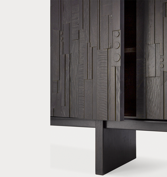 Ethnicraft Teak Mosiac Sideboard