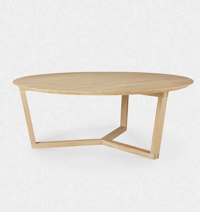 Ethnicraft Oak Tripod Coffee Table