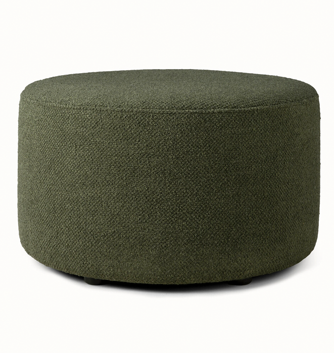 Ethnicraft Barrow Ottoman - Pine Green