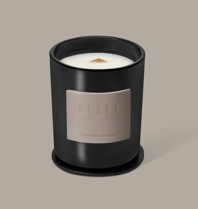 Rainforest Sunlight Scented Candle by Black Blaze