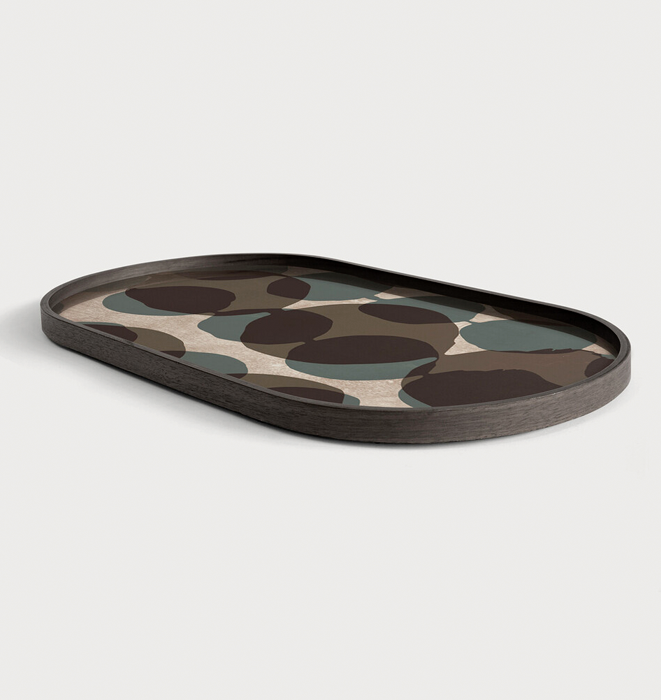 Ethnicraft Connected Dots Glass Tray
