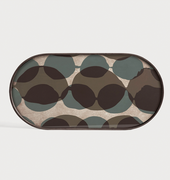 Ethnicraft Connected Dots Glass Tray