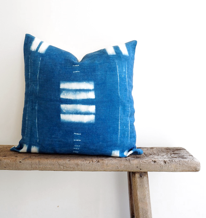 Indigo Bar Cushion