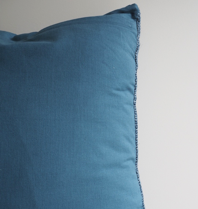 Woven Linen Azure Cushion