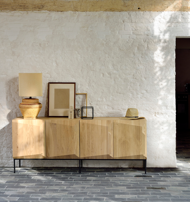 Ethnicraft Oak Stairs Sideboard