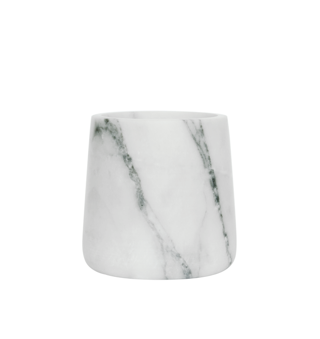 Tapered Marble Vase Short