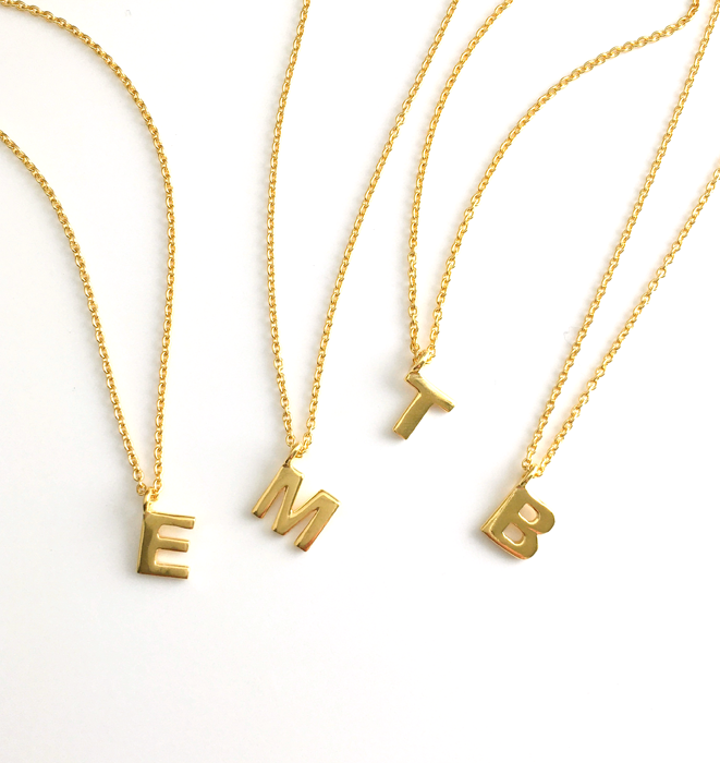 Letter necklace 2025