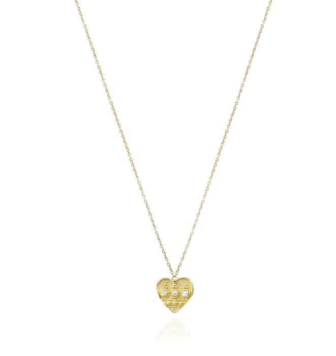 Mini Heart Necklace by Kartique