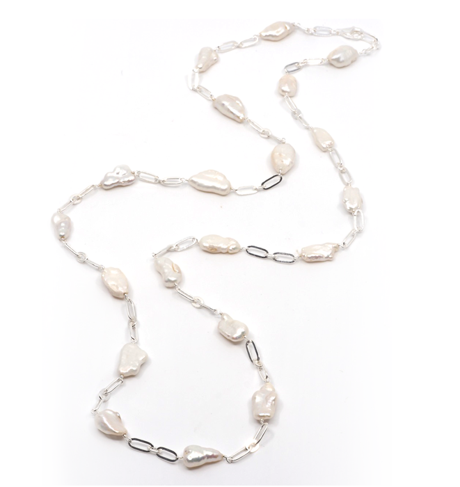 Pearl Bar Necklace