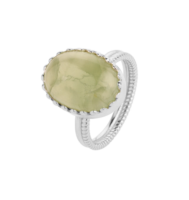 Elena Ring - Prehnite