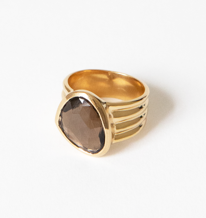 Sylvie Smokey Quartz Ring