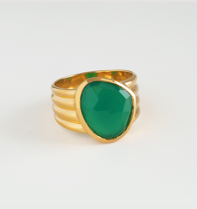 Sylvie Green Oynx Ring