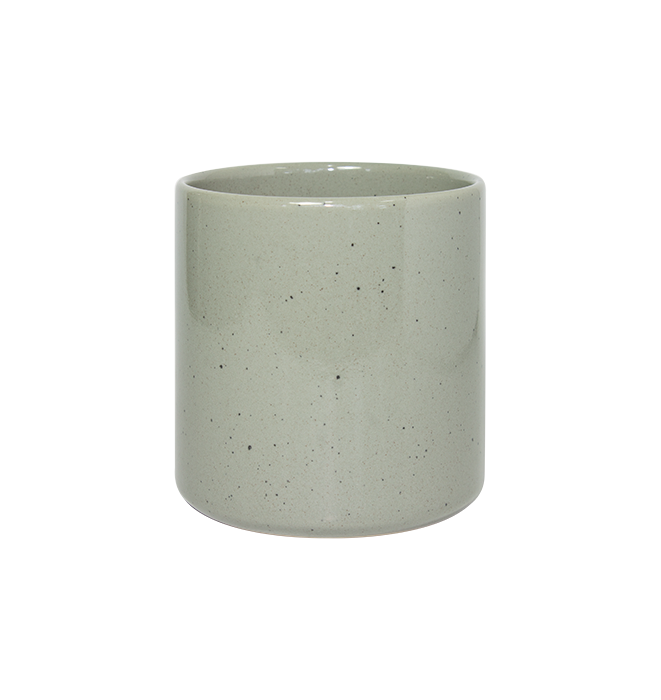 Cup with Green Speckle