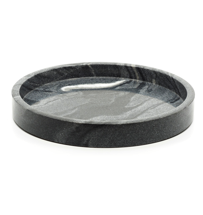 Round Edge Tray - Marine Black