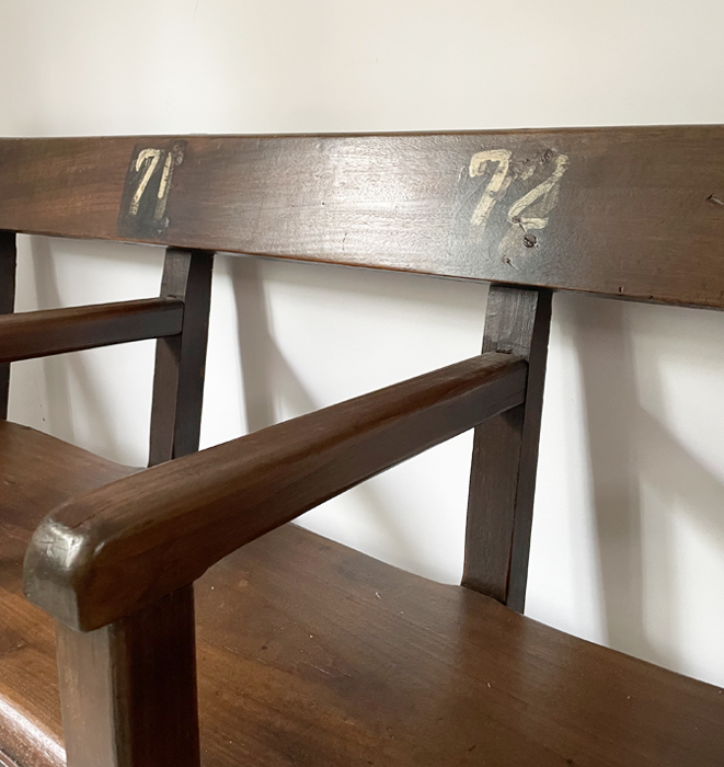 Vintage Theater Seating Solid teak Kartique
